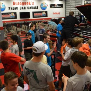 Boy Scouts Troop 840 at Autogeek with Mike Phillips 2017