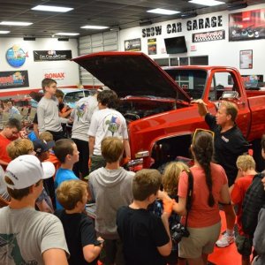 Boy Scouts Troop 840 at Autogeek with Mike Phillips 2017