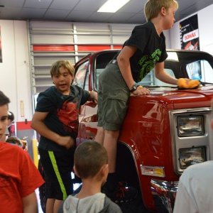 Boy Scouts Troop 840 at Autogeek with Mike Phillips 2017