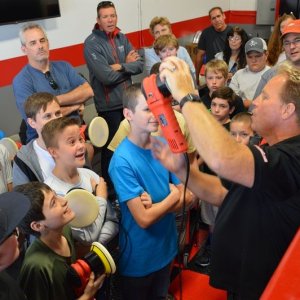 Boy Scouts Troop 840 at Autogeek with Mike Phillips 2017