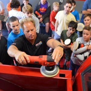 Boy Scouts Troop 840 at Autogeek with Mike Phillips 2017