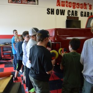 Boy Scouts Troop 840 at Autogeek with Mike Phillips 2017