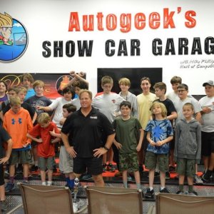 Boy Scouts Troop 840 at Autogeek with Mike Phillips 2017