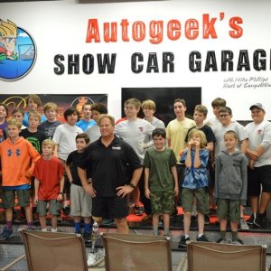 Boy Scouts Troop 840 at Autogeek with Mike Phillips 2017