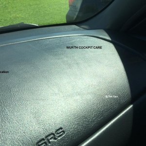 Wurth Cockpit Care After 1 Week Application