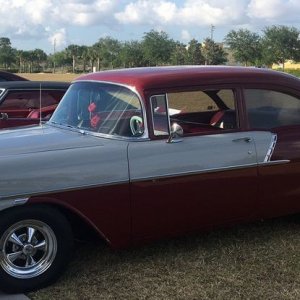 1956 Shoebox Chevy with Mike Phillips