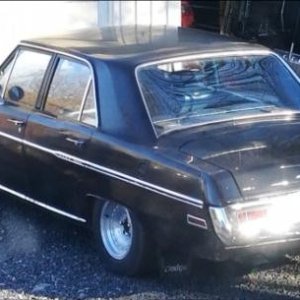 1970 TX9 Black Velvet Dodge Dart with original paint