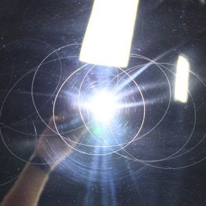 Rotary Buffer Circle Scratches