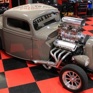 Full BLOWN RUPES on a Full Blown 1936 Ford Streetrod Mike Phillips