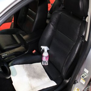 GYEON Q2M Leather Cleaner and GYEON Q2 Leather Coat by Mike Phillips