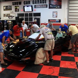 Stuart Corvette Club Detailing Class at Autogeek Mike Phillips
