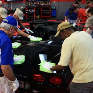 Stuart Corvette Club Detailing Class at Autogeek in Stuart, Florida