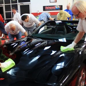 Stuart Corvette Club Detailing Class at Autogeek in Stuart, Florida