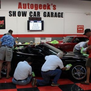 Stuart Corvette Club Detailing Class at Autogeek in Stuart, Florida
