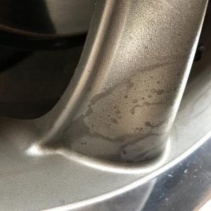User error - stained wheels