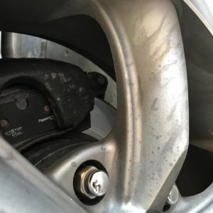 User error - stained wheels