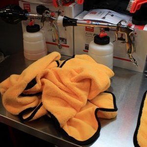 Inspect your microfiber towels when detailing cars