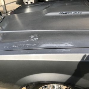 White spots in paint caused by car cover