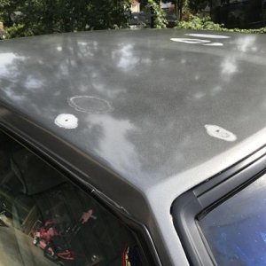 White spots in paint caused by car cover