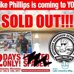 Mike Phillips Autogeek Detailing Classes SOLD OUT!