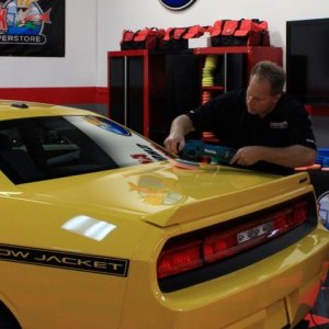 SONAX CC36 Ceramic Coating Supercharged Dodge Yellow Jacket Mike Phillips