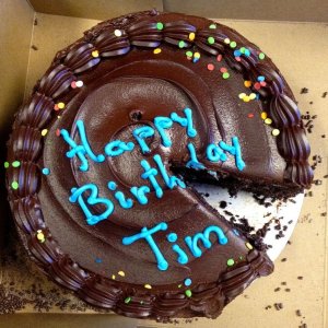 Tim Birthday Cake