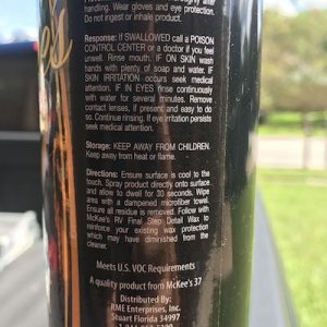 McKees Water Spot Remover