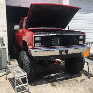 Crack in truck frame Mike Phillips