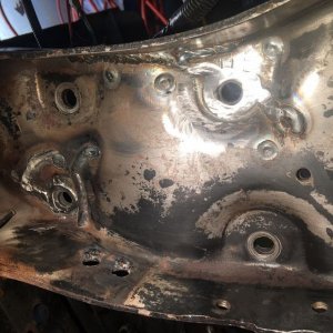 Crack in truck frame Mike Phillips
