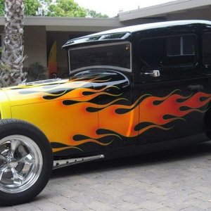 1929 5-Window Coupe - SEMA Booth Car
