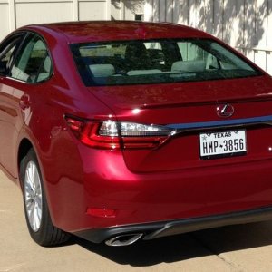 Jays Lexus after taking Mike Phillips Detailing Class