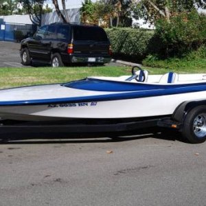 Sanger Drag Boats Bubble Deck V-Drive