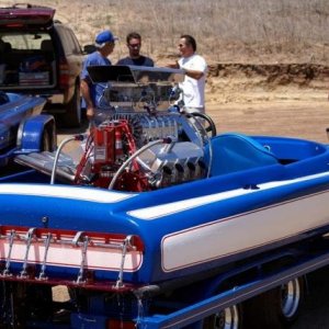 Sanger Drag Boats Bubble Deck V-Drive