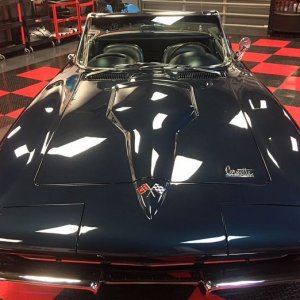 Scuff and Buff 1966 Corvette Stingray Wetsanding Mike Phillips