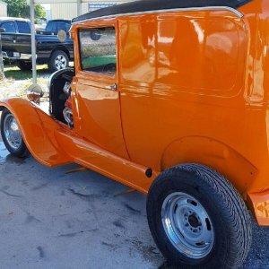 Wet sanding orange peel Mike Phillips Autogeek 1929 Model A