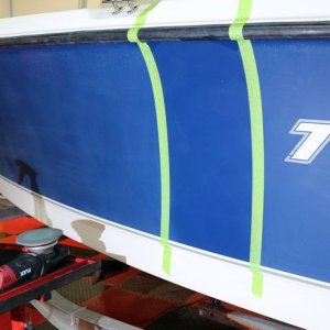 Test Spot on 21 foot Trophy Center Console Mike Phillips