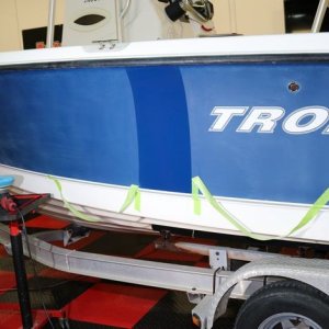Test Spot on 21 foot Trophy Center Console Mike Phillips