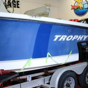 Test Spot on 21 foot Trophy Center Console Mike Phillips