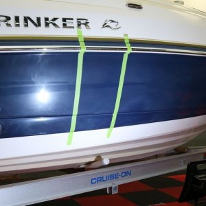 Test Spot on 28 foot RINKER Bowrider Mike Phillips