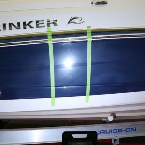 Test Spot on 28 foot RINKER Bowrider Mike Phillips