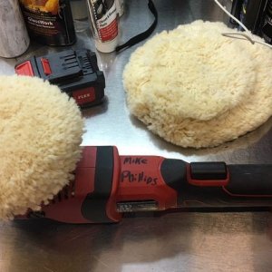 I predict small buffing pads Mike Phillips
