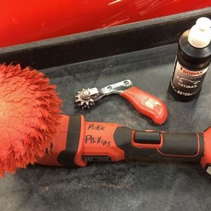I predict small buffing pads Mike Phillips