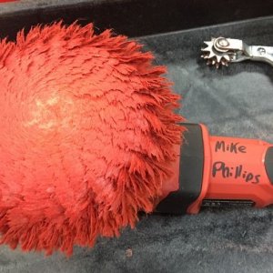 I predict small buffing pads Mike Phillips