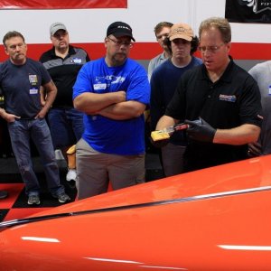 Mike Phillips teaching detailing classes at Autogeek