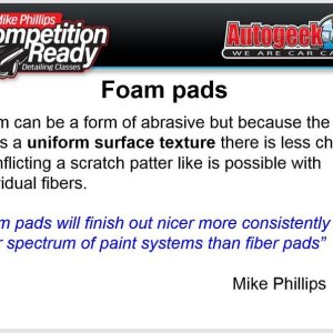 Foam pads versus Microfiber pads mike phillips