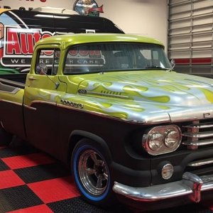 1958 Dodge Sweptline detailed by Mike Phillips