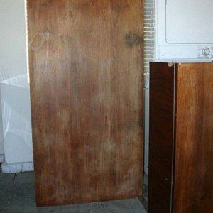 Sanding Wood Desk