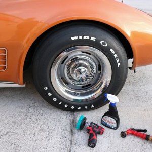 Machine Tire Scrubbing by Mike Phillips at Autogeek