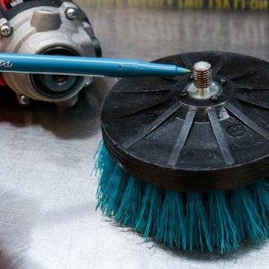 Machine Tire Scrubbing by Mike Phillips at Autogeek