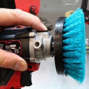 Machine Tire Scrubbing by Mike Phillips at Autogeek